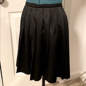 Pleated Black Skirt